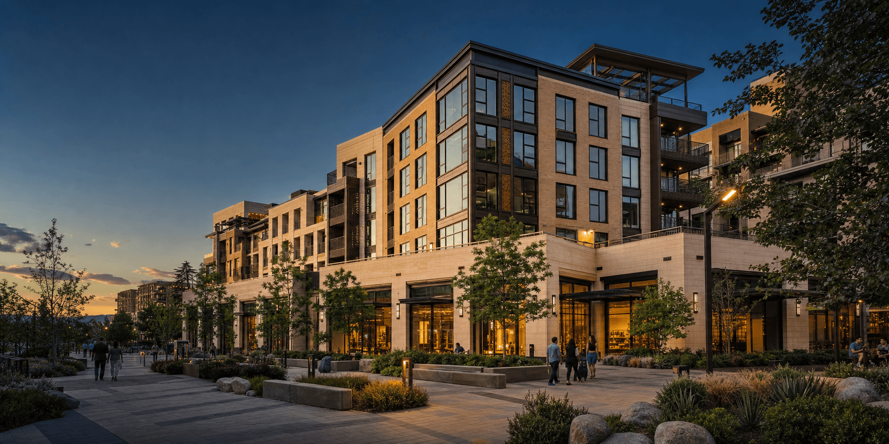Meridian Commons mixed-use development concept